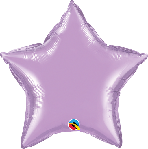 20 Inch Star Pearl Lavender Plain Foil (Flat)