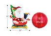 Sleigh Standing Foil Balloon 60 X 64Cm