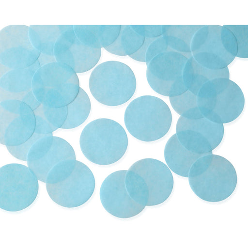 Light Blue Circular Paper Balloon Confetti 250G