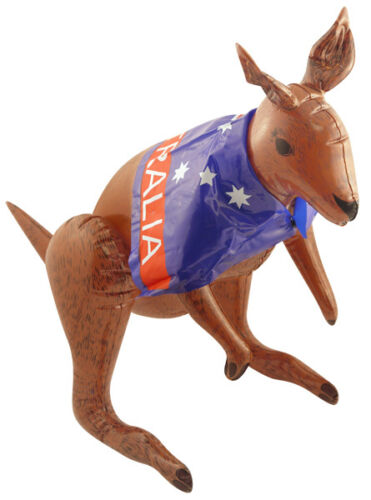 Inflatable Kangaroo With Australian Flag 70Cm