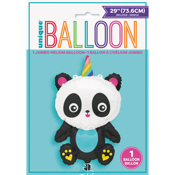 Giant Pandacorn Foil Balloon 29"