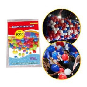 1000 Balloon Drop Net (Holds 10000 9'' Balloons)