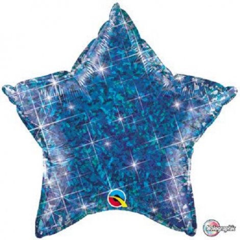 20'' STAR HOLOGRAPHIC JEWEL BLUE	