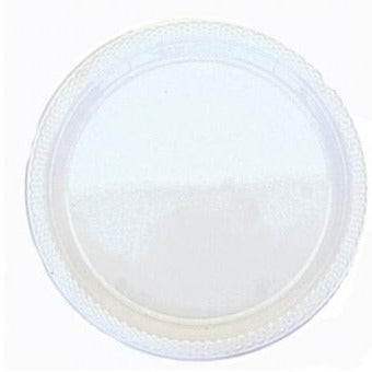 White Plastic Plate 22.8Cm 20pk