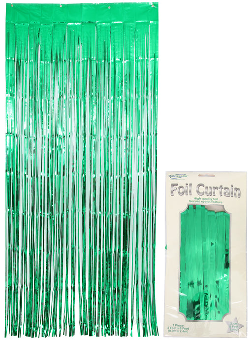 Green Shimmer Curtain 0.90M X 2.40M