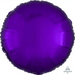 36'' Round Purple Foil