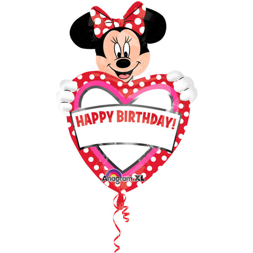 Minnie Mouse Customisable Supershape Balloon