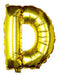 16'' Gold Letter D Foil