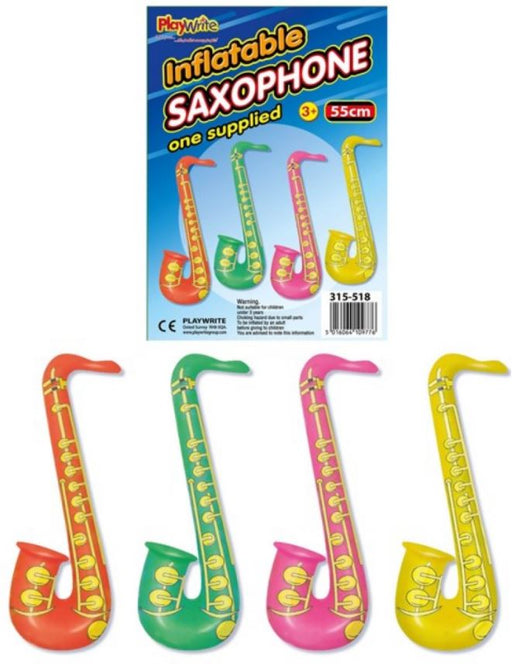Saxophone Inflatable 55cm (Assorted)