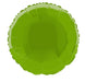 18 Inch Round Lime Green Foil (Flat)