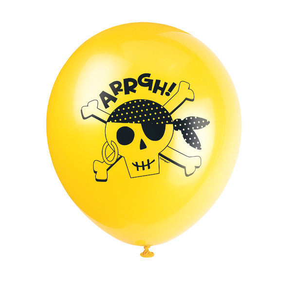 Ahoy Pirate Party Balloons (8pk)