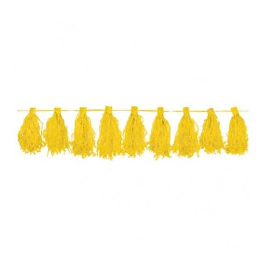 Yellow Tassel Garland 3M