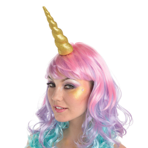 Gold Glitter Unicorn Headband