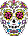 Mighty Sugar Skull Day of the Dead 27 Inch Foil Balloon