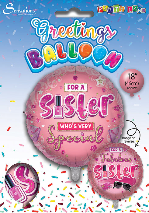 Fabulous Siste 18 Inch Foil Balloon