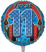 Blue / Headphones 11Th Birthday 18 Inch Foil Balloon