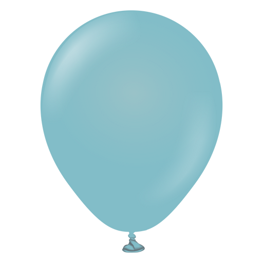 Retro Blue Glass Balloons
