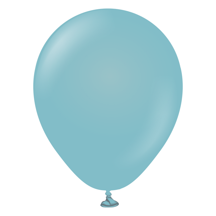 Retro Blue Glass Balloons