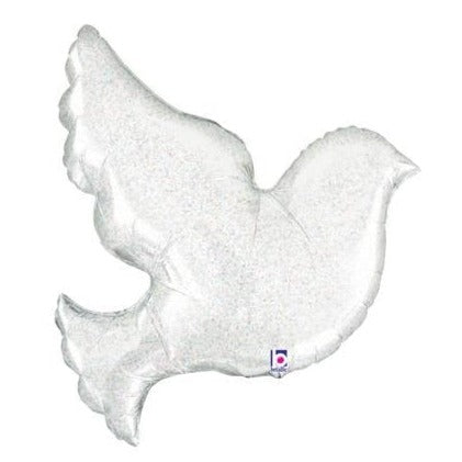 34'' Shape Pearl White Dove