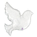34'' Shape Pearl White Dove