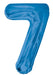 Giant Blue Foil Number '7' Balloon