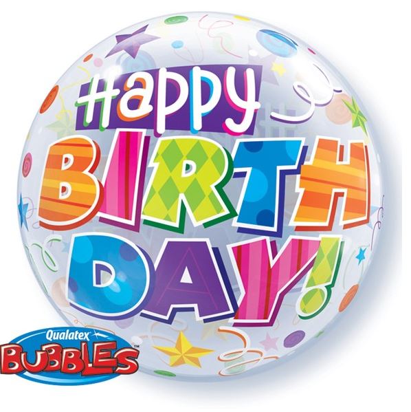 22'' Bubble Birthday Party Patterns