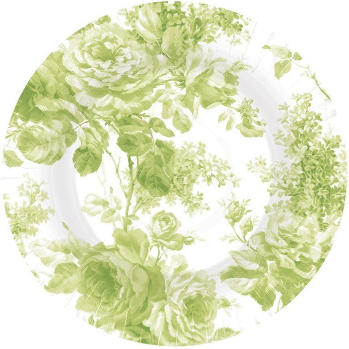 Kiwi Floral Plates 8pk