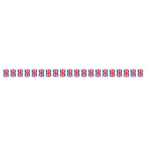 Union Jack Red White Blue Flag Bunting 10 mtr (1pc)