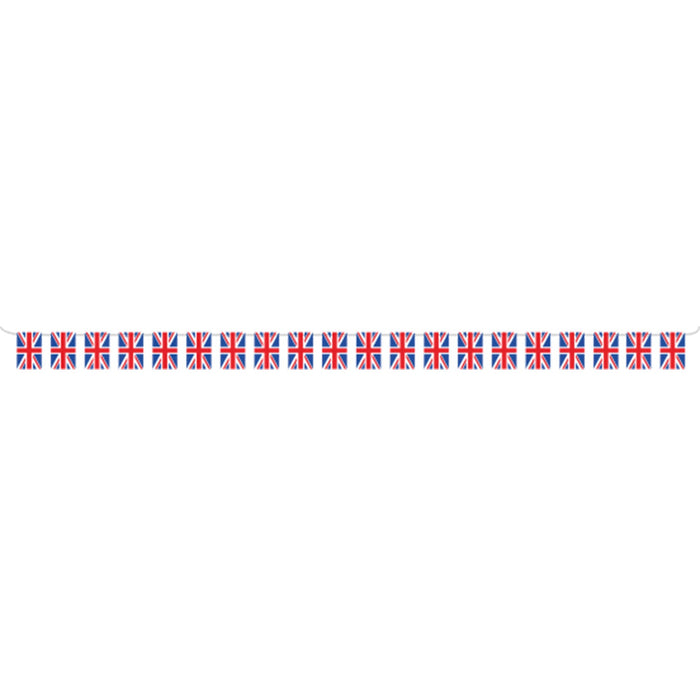 Union Jack Red White Blue Flag Bunting 10 mtr (1pc)