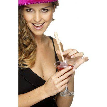 Pack Of 10 Hen Party Dick Straws