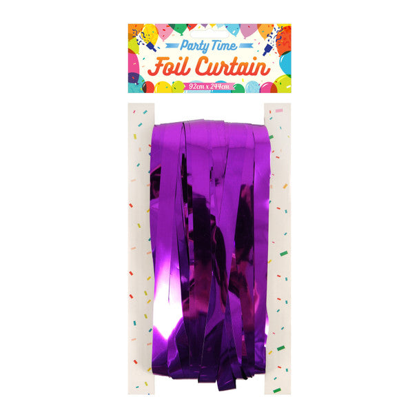 Door Curtain Purple 92Cm X 244Cm