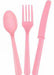 Baby Pink Cutlery Assortment Pk24