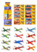 Jet Fighters Flying Gliders 48pk