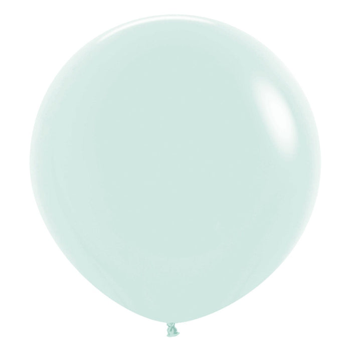 HouseParti Wholesalers 24 Inch (3pk) Pastel Matte Green Balloons