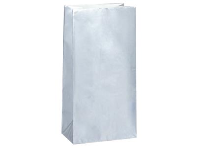 Silver Paper Bags 10pk