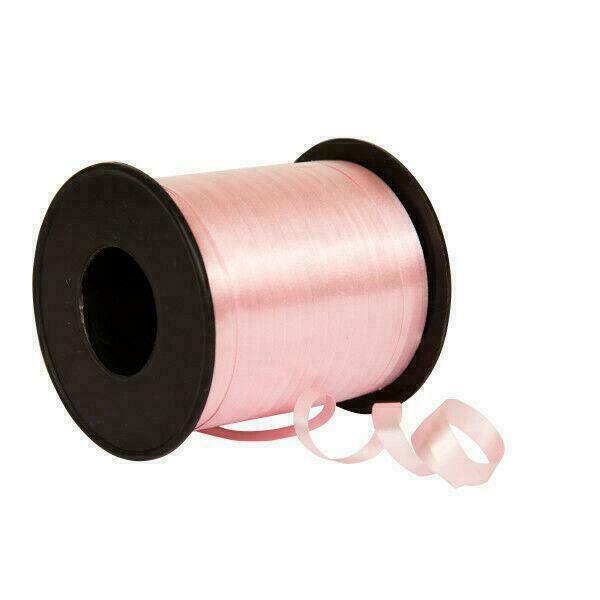 Soft Pink Balloon Curling Ribbon 91.4m (100yds)