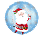 18" Santa Cute Foil Balloon