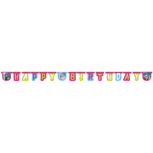 Frozen Happy Birthday Jointed Banner