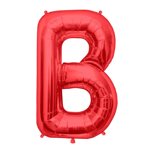 34'' Super Shape Foil Letter B - Red