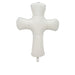 White Cross Foil Balloon - 26 Inch